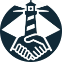 TrustSight logo, a stylised lighthouse with a handshake below it